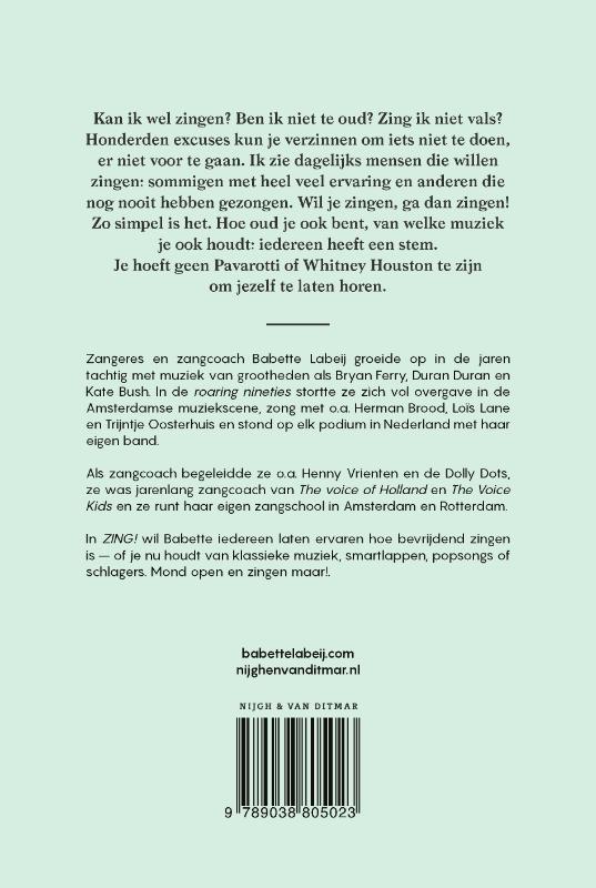 Zing! achterkant
