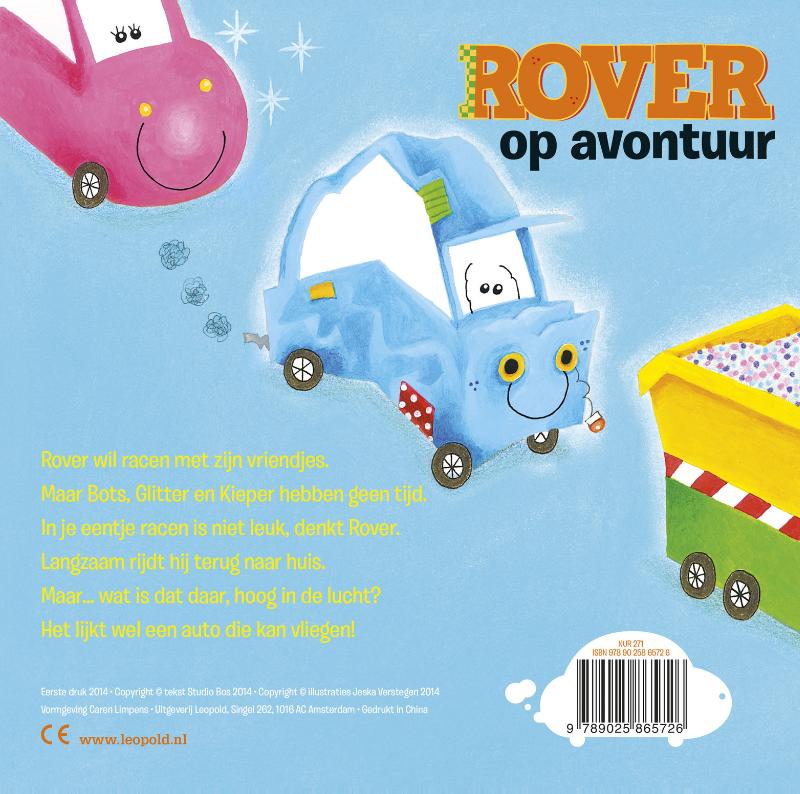 Rover op avontuur achterkant