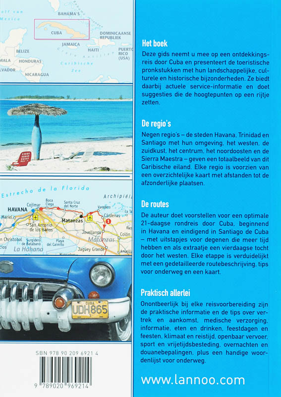 Lannoo's Blauwe Reisgids Cuba achterkant