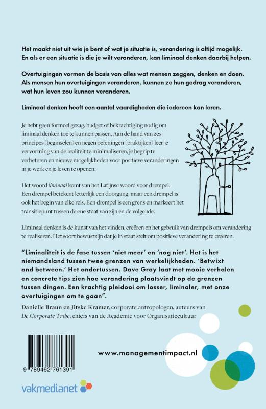 De kracht van liminaal denken achterkant