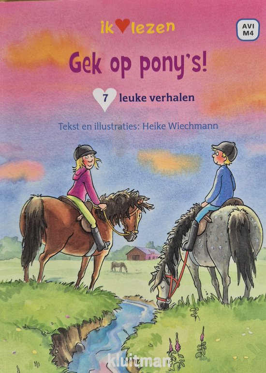 Gek Op Pony's-7 Leuke Verhalen-Avi M4-Leesboek-Kinderen