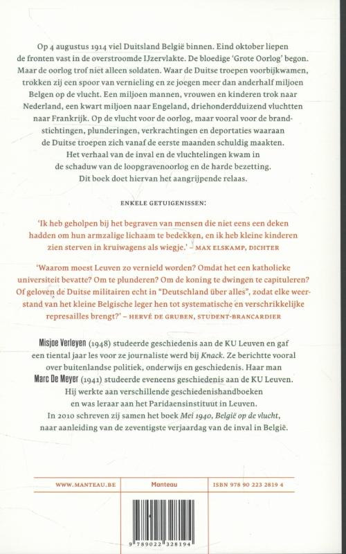 Augustus 1914 Augustus 1914 achterkant