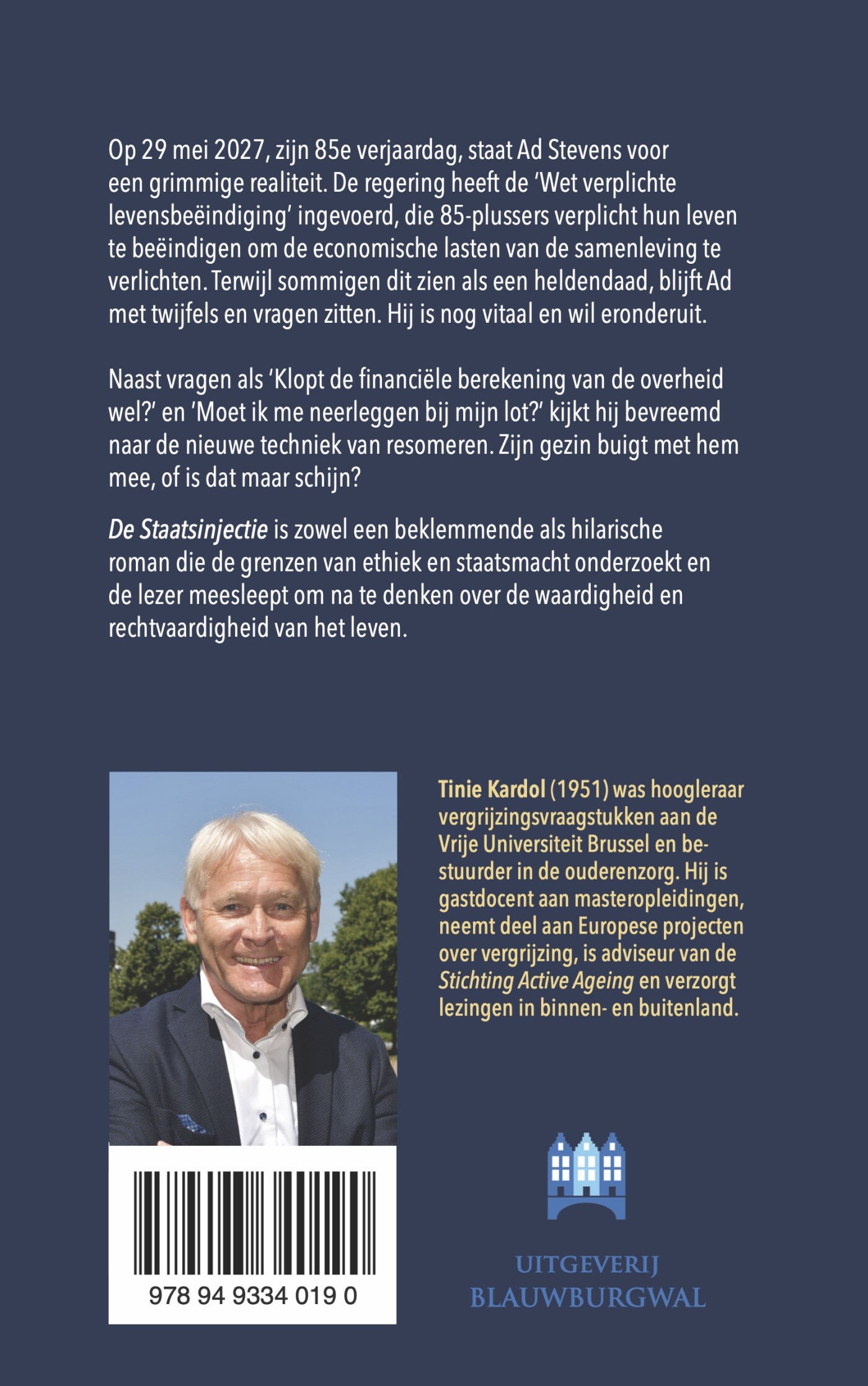 De staatsinjectie achterkant