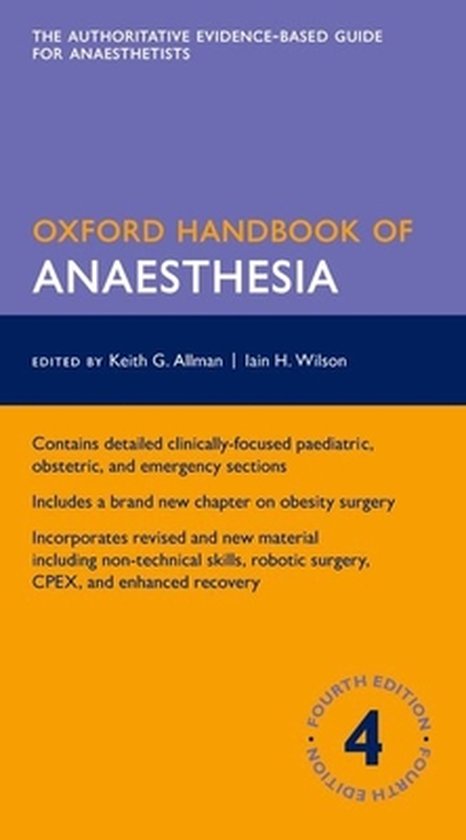 Oxford Handbook Of Anaesthesia