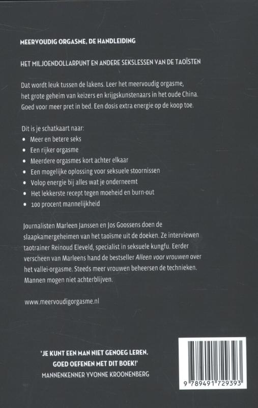 Alleen voor mannen achterkant