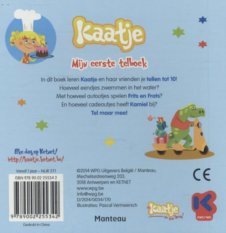 Mijn eerste telboek / Kaatje achterkant