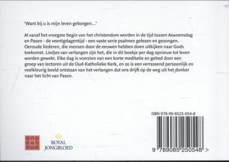 Liedjes van verlangen achterkant