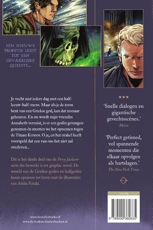 De vloek van de Titaan / Percy Jackson en de Olympiërs / 3 achterkant