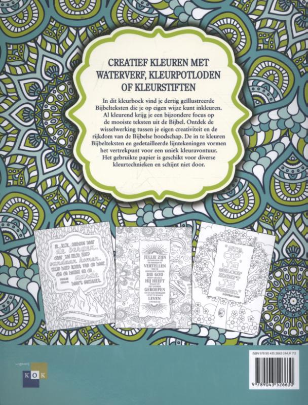 Bijbels kleurboek Bijbels kleurboek achterkant