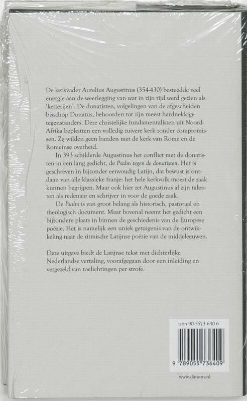 Psalm tegen de donatisten achterkant