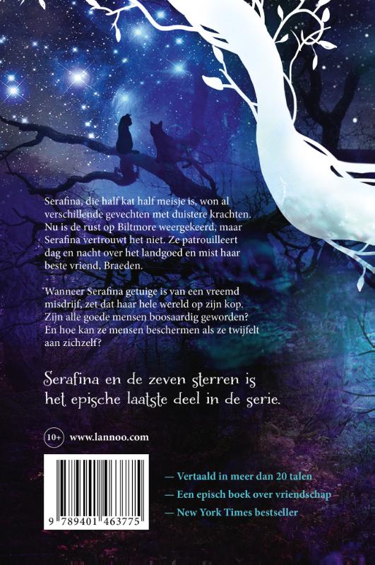 Serafina en de zeven sterren achterkant