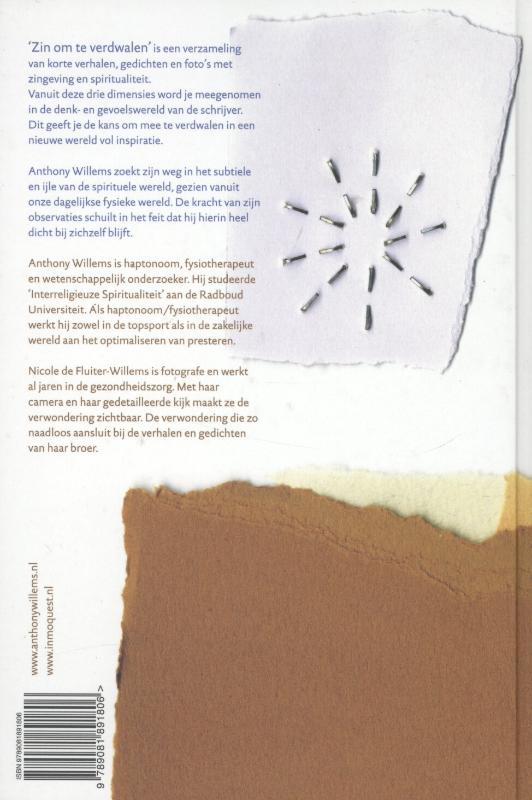Zin om te verdwalen achterkant