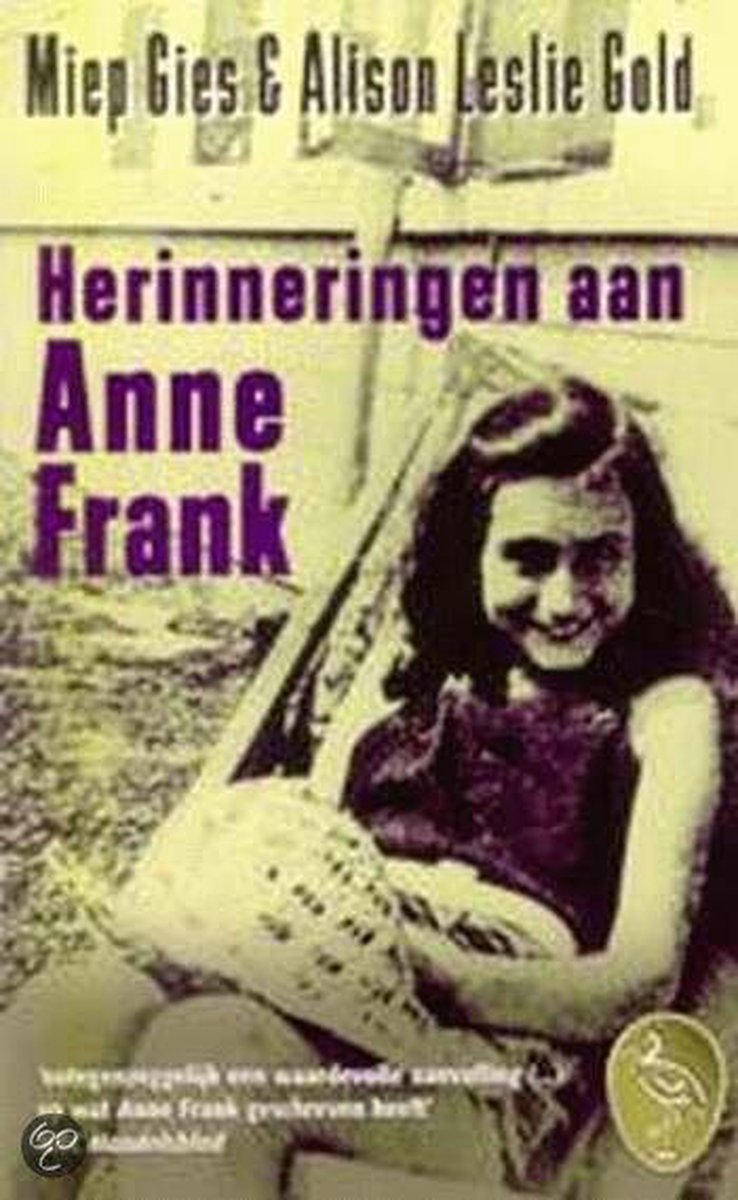 boekenbalie_9789057134548_cover Herinneringen aan Anne Frank / Ooievaar