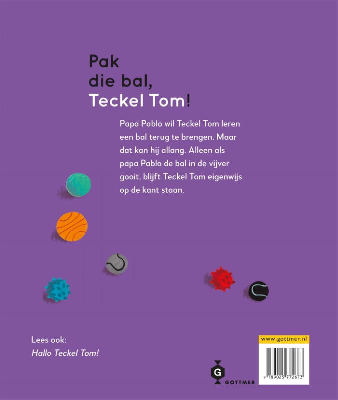 Pak die bal, Teckel Tom! / Teckel Tom achterkant