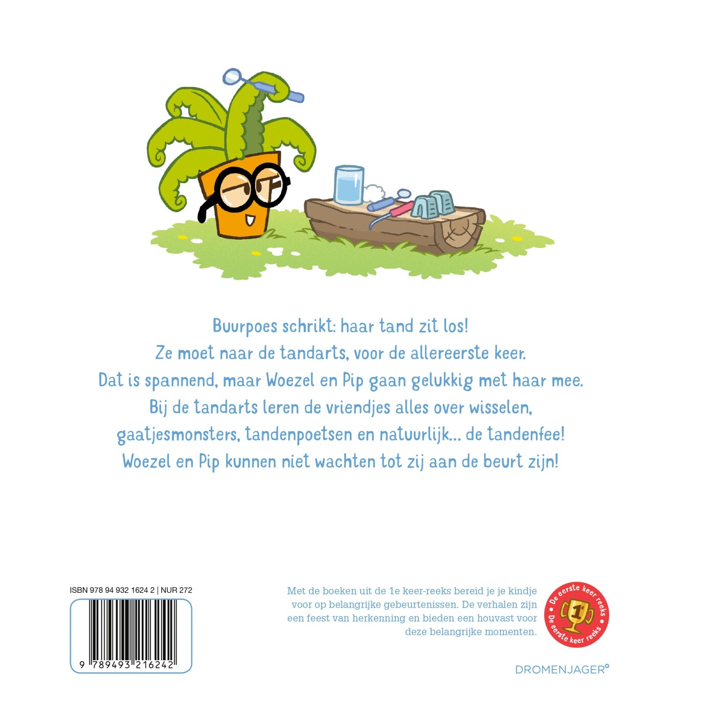 Naar de tandarts / Woezel & Pip - Helpende pootjes achterkant