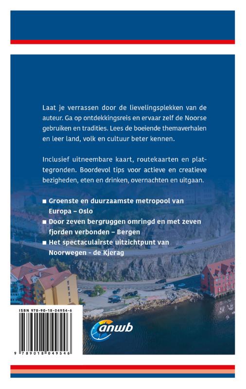 ANWB Ontdek reisgids - Noorwegen-Zuid achterkant