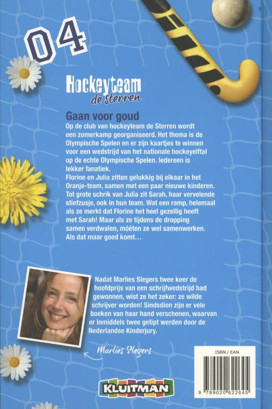 Hockeyteam de Sterren - Gaan voor goud achterkant