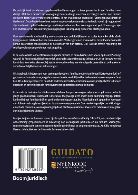 De Gouden rugzak achterkant