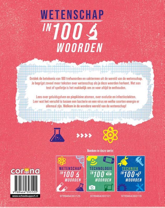Wetenschap in 100 woorden / In 100 woorden achterkant