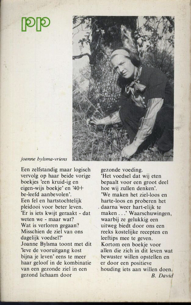 Leve de vooruitgang kost bijna je leven / Prakta paperback / 73 achterkant