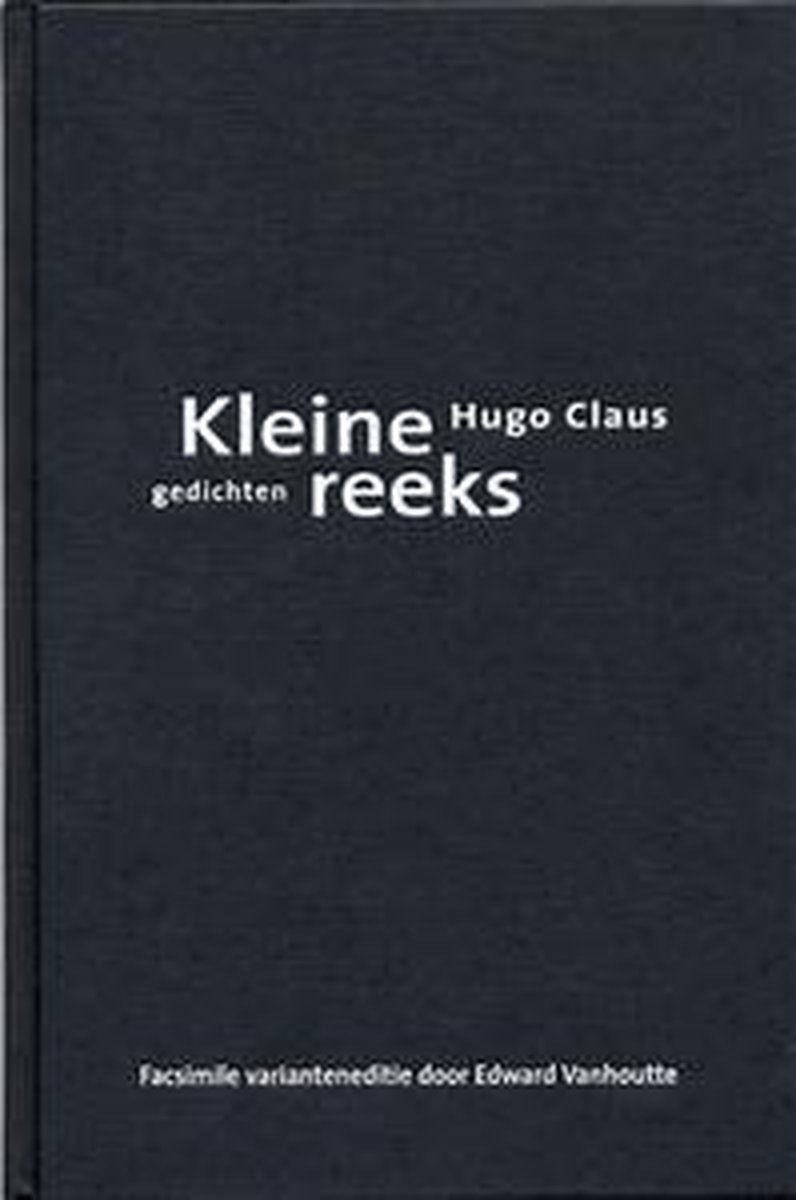 Kleine reeks / Literaire tekstedities en bibliografieën / 10