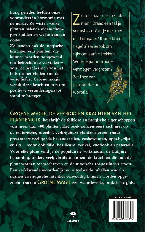 Groene magie achterkant