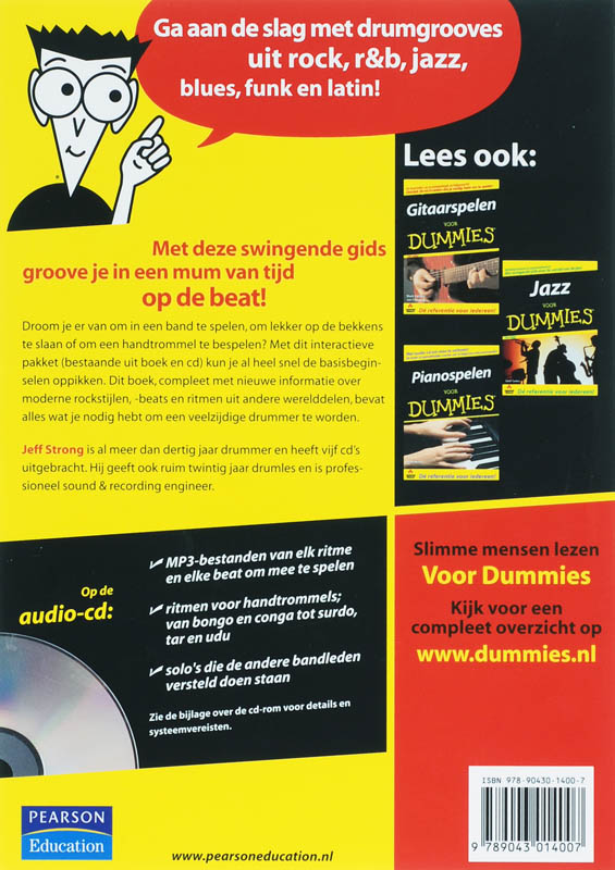 Drummen voor Dummies / Voor Dummies achterkant