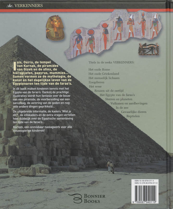 Het Egypte Van De Farao's achterkant