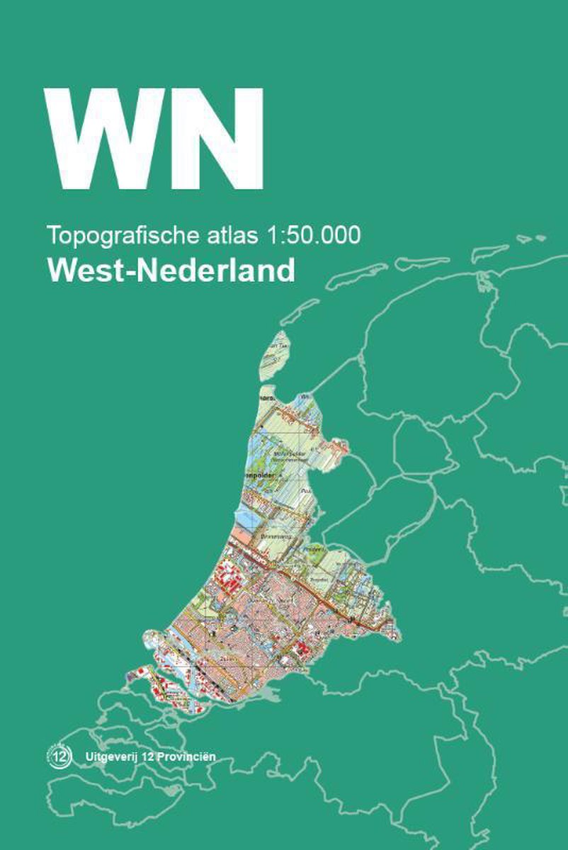 boekenbalie_9789492534057_cover Topografische Atlas 1:50.000 West-Nederland / Topografische Atlas Nederland