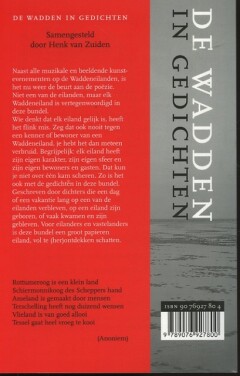 De Wadden in gedichten achterkant