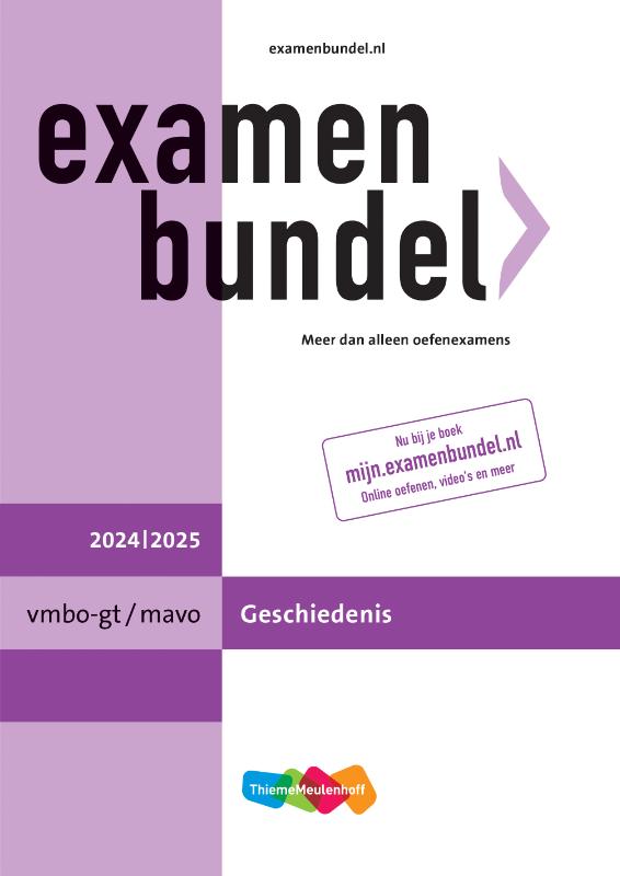 Examenbundel vmbo-gt/mavo Geschiedenis 2024/2025