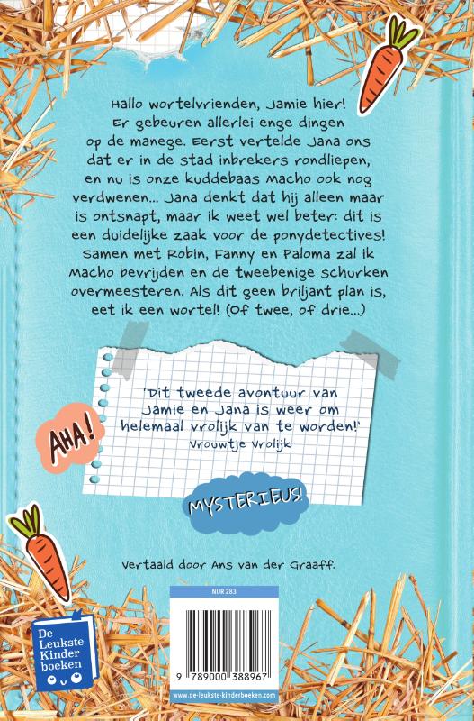 Agent nul nul wortel in actie / Pony Jamie / 2 achterkant