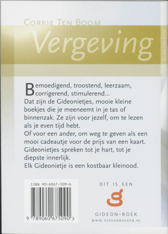 Vergeving achterkant