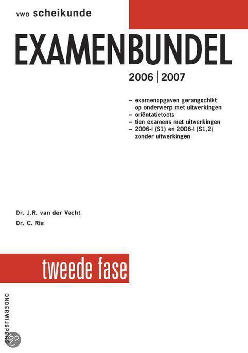 Vwo Scheikunde Examenbundel 2E Fase