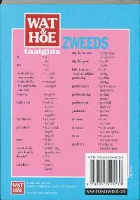 Wat & Hoe taalgids Zweeds / Wat & Hoe taalgids achterkant