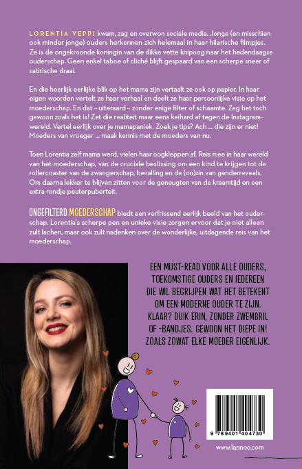Ongefilterd moederschap / Mama Baas achterkant