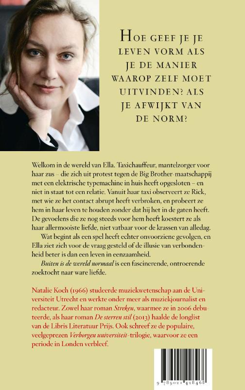 Buiten is de wereld normaal achterkant