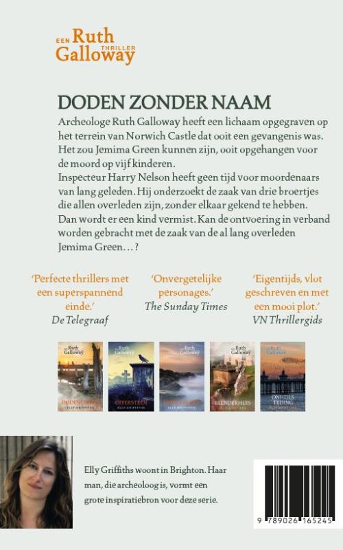 Doden zonder naam / Ruth Galloway / 6 achterkant
