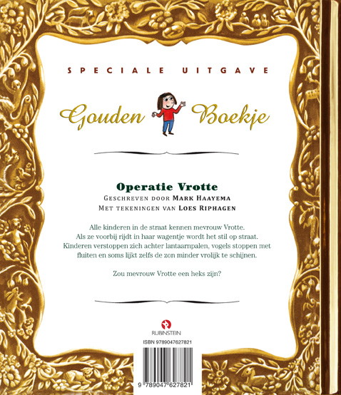 Operatie Vrotte / Gouden Boekjes achterkant