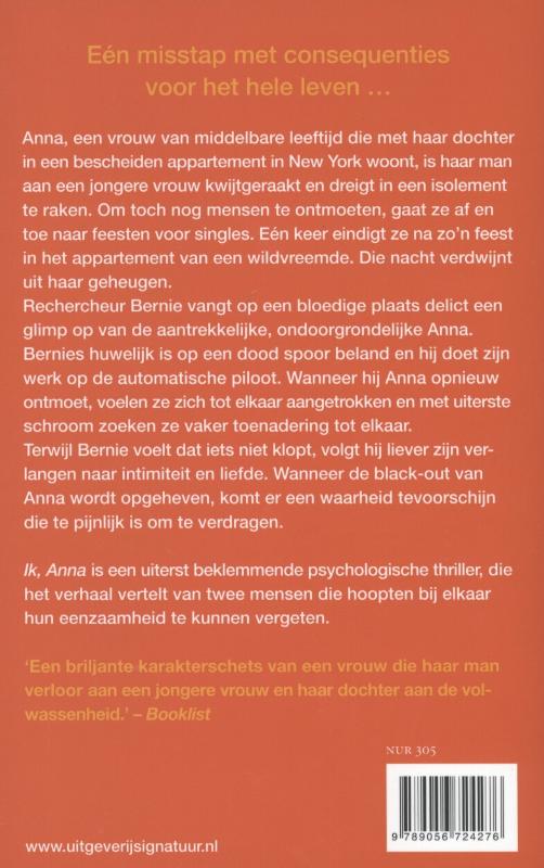 Ik, Anna achterkant