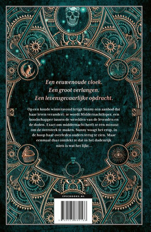 De Middernachtloper / Epic Books achterkant
