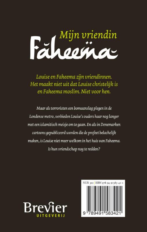 Mijn vriendin Faheema achterkant