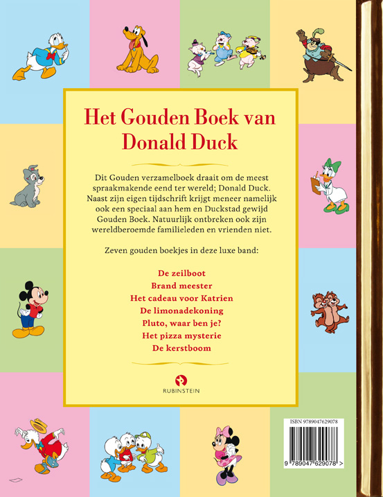 Het gouden boek van Donald Duck / Gouden boekjes achterkant