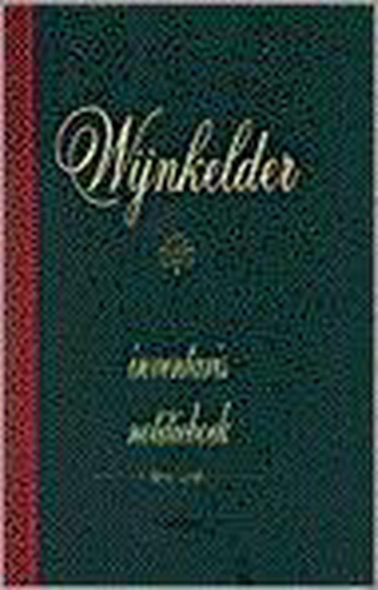 Wijnkelder inventaris notitieboek