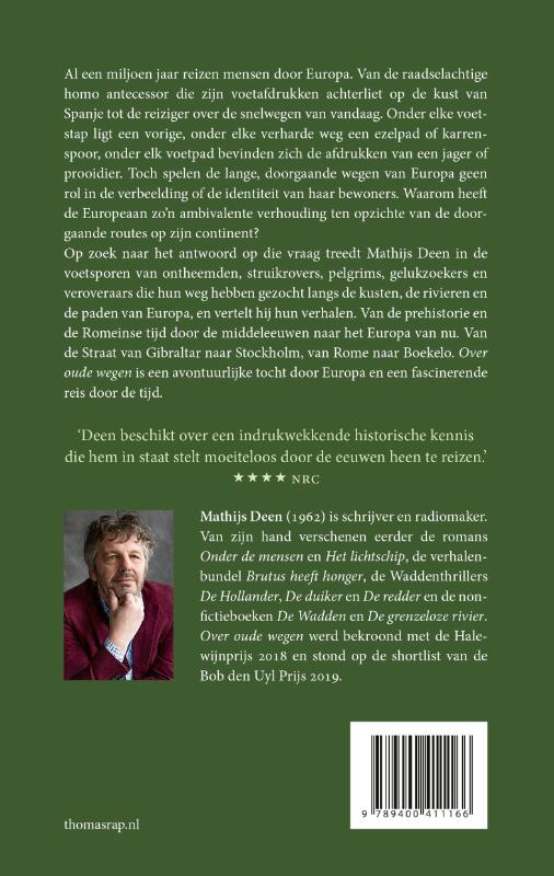 Over oude wegen achterkant
