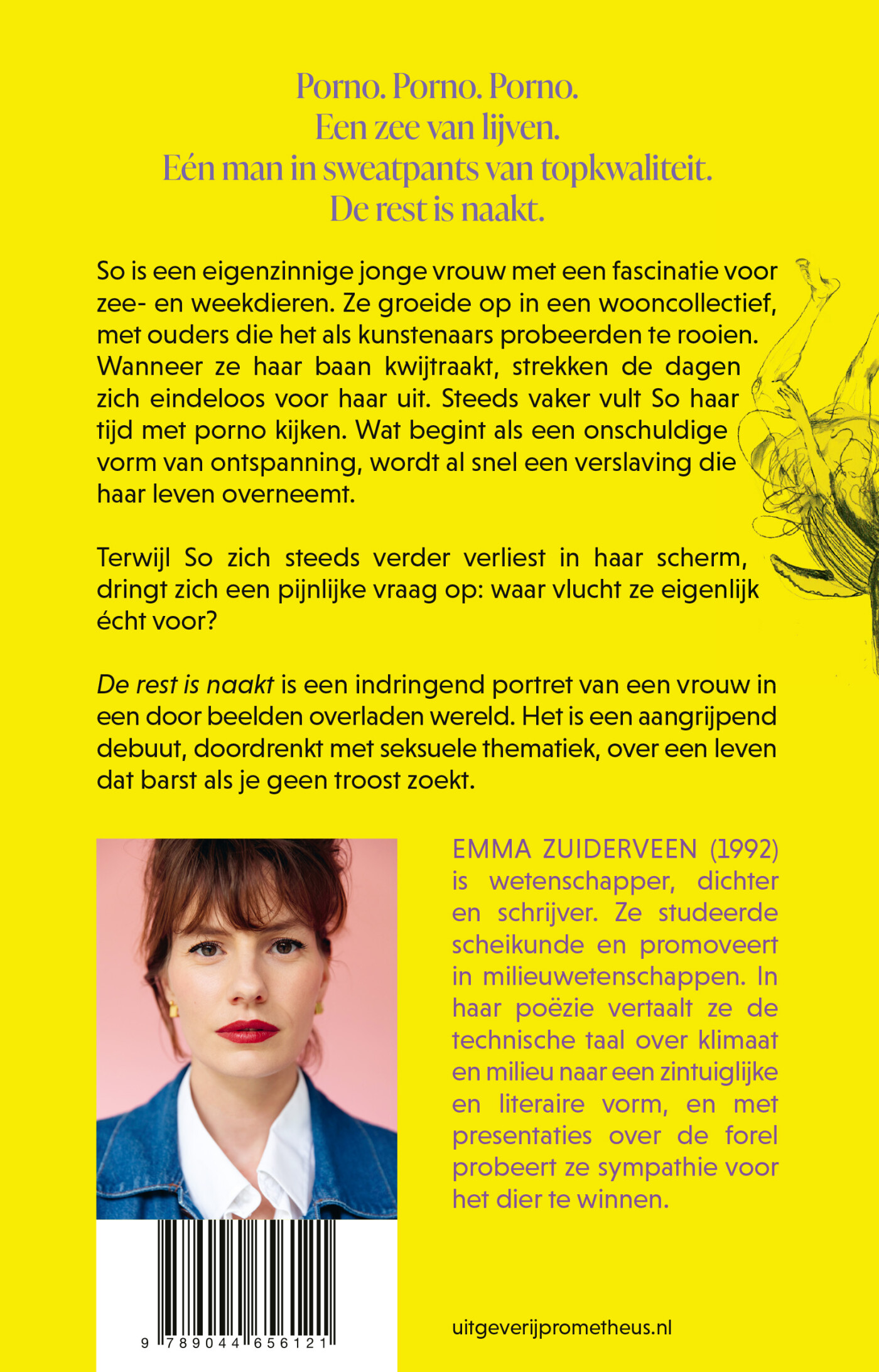 De rest is naakt achterkant