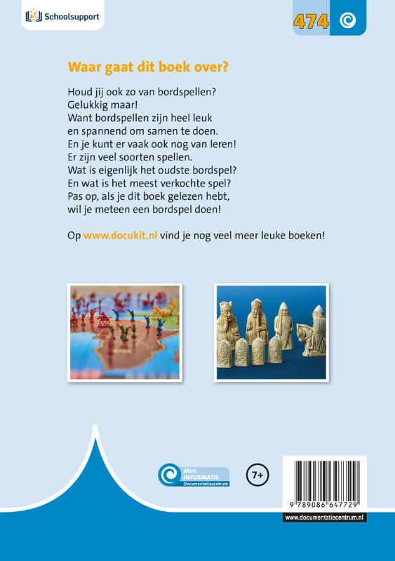 Bordspellen / Mini Informatie / 474 achterkant