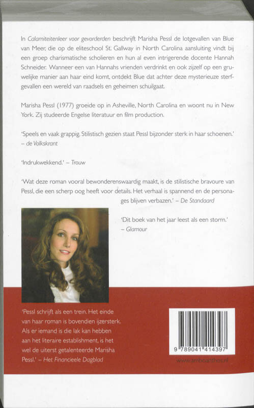 Calamiteitenleer voor gevorderden / Flamingo Moderne Klassieken achterkant