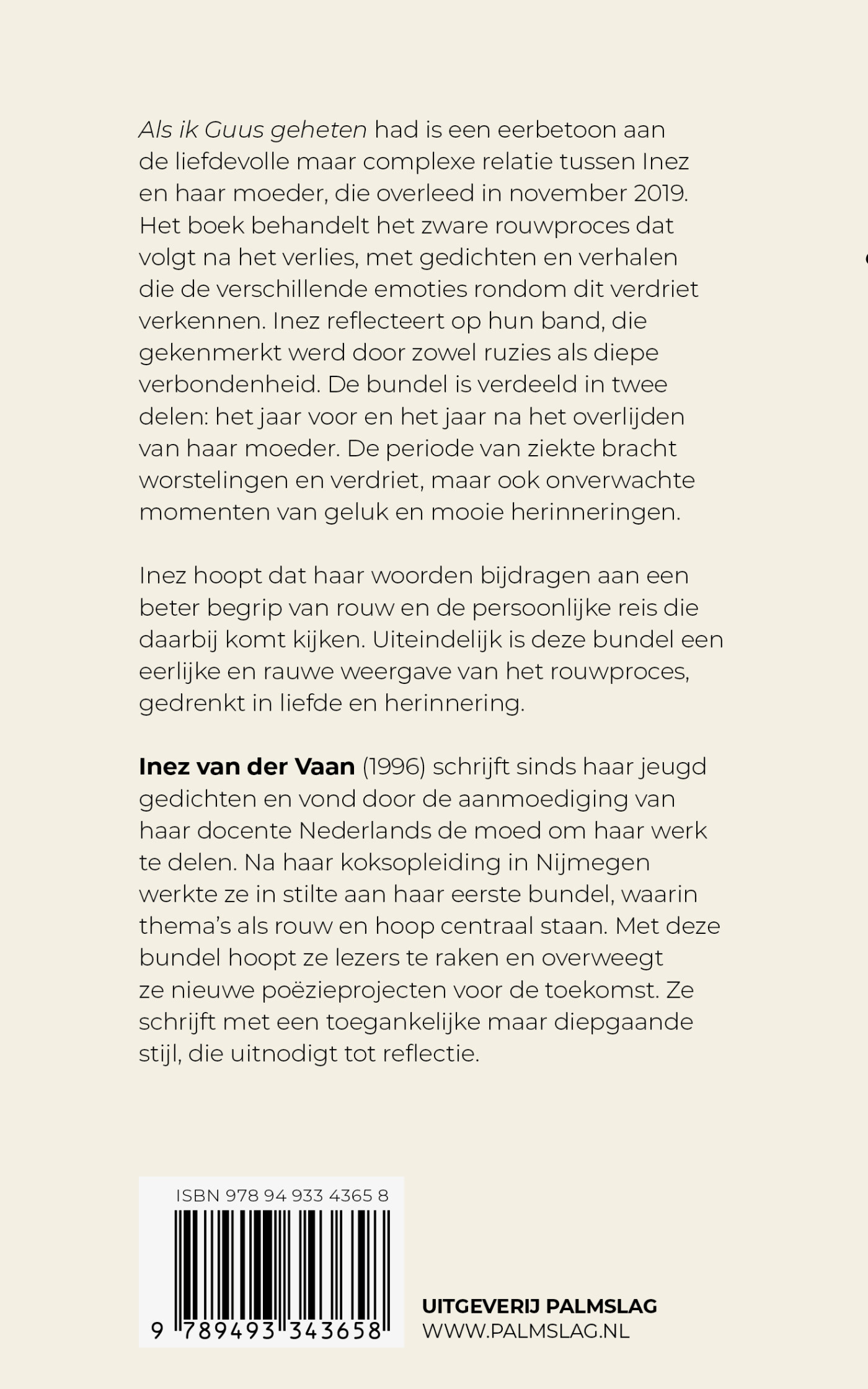Als ik Guus geheten had achterkant