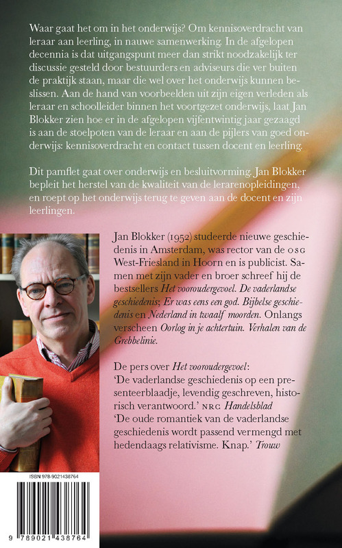 Bedrog en onbenul / Pamflet Bedrog en onbenul / Pamflet achterkant